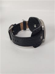DIESEL DZ 2055 WATCH ON WIDE LEATHER STRAP $79